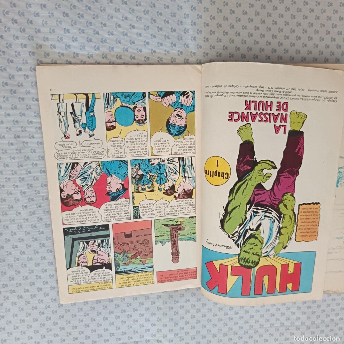 C&oacute;mics: EDICION EXTRA&Ntilde;A DE COMIC. &rdquo;LA NAISSANCE DE HULK&rdquo; CHAPITRE 1 MARVEL COMICS - Foto 2