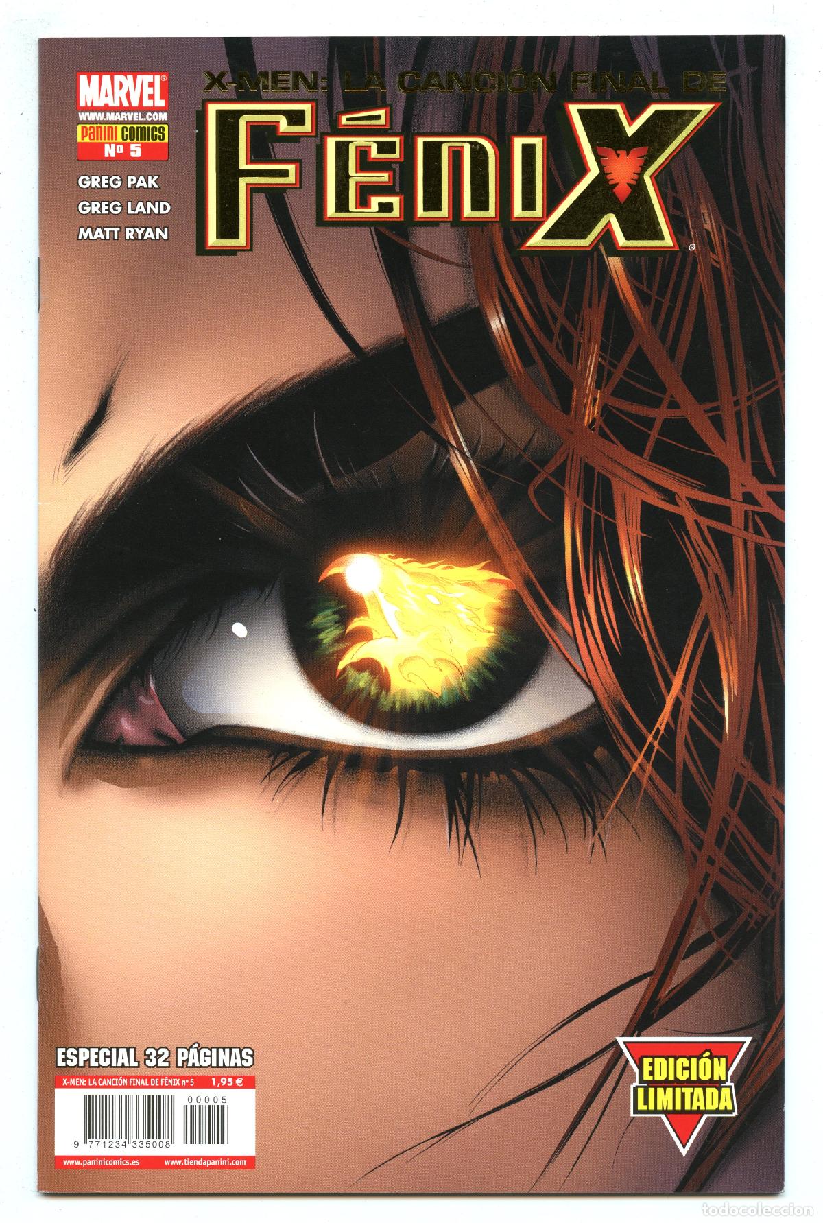 C&oacute;mics: X-MEN: LA CANCI&Oacute;N FINAL DE F&Eacute;NIX n.5 (Edici&oacute;n Limitada) (Panini, 2006) - Foto 1