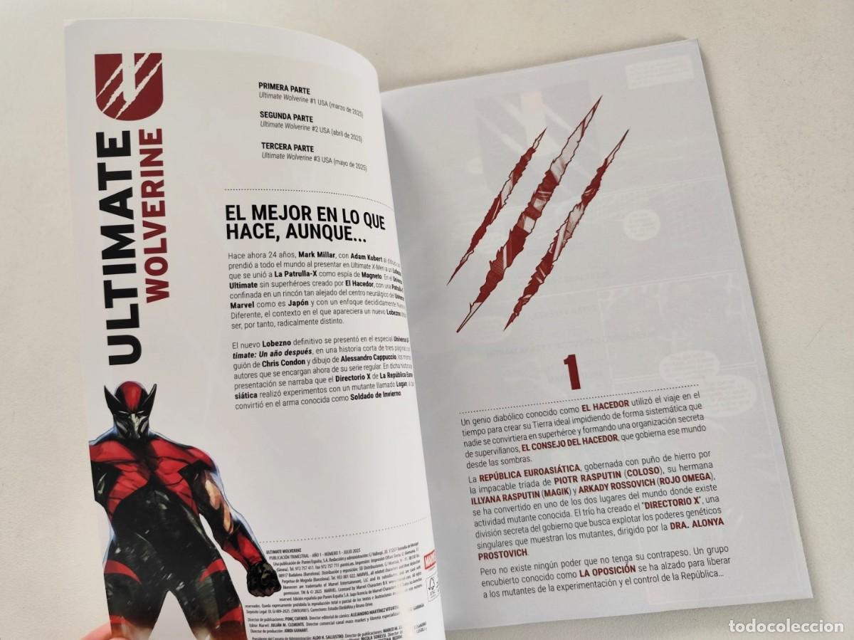 C&oacute;mics: ULTIMATE WOLVERINE #1 (Chris Condon, Alessandro Cappuccio) ~ MARVEL/PANINI (2025) - Foto 4