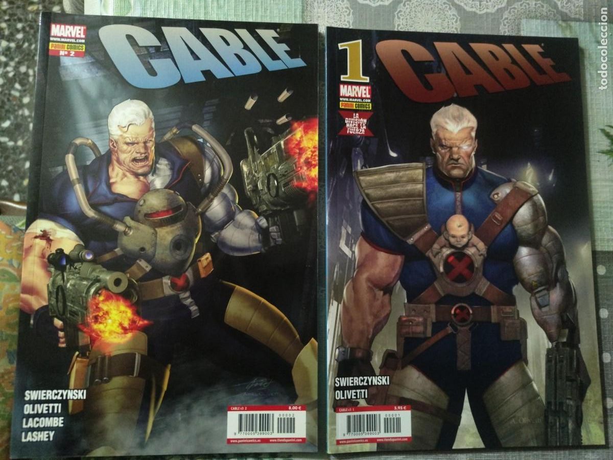 C&oacute;mics: Cable 1 y 2 Marvel Panini comics - Foto 1