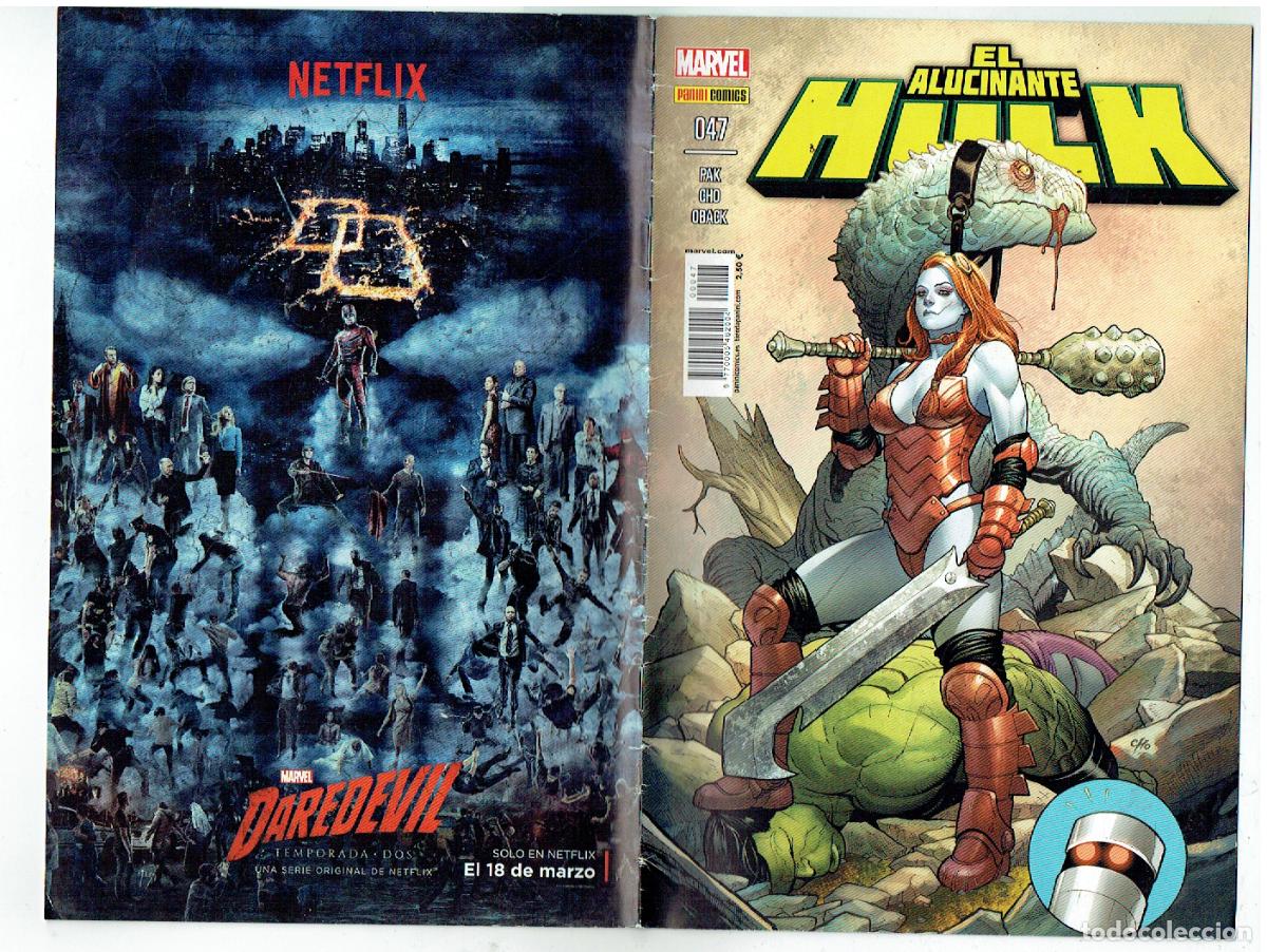 C&oacute;mics: EL ALUCINANTE HULK. N&ordm; 47. PANINI COMICS.(C/A100) - Foto 2