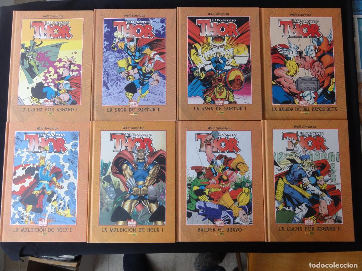 C&oacute;mics: EL PODEROSO THOR. COMPLETA. 8 TOMOS. BEST OF MARVEL ESSENTIALS. A&Ntilde;O 2007. PANINI COMICS. C-26B - Foto 3