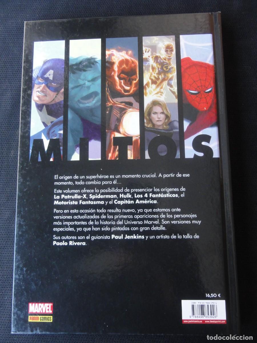 C&oacute;mics: MITOS. PAUL JENKINS. A&Ntilde;O 2010. 152 PAG. MARVEL COMICS PANINI. C-26B - Foto 2