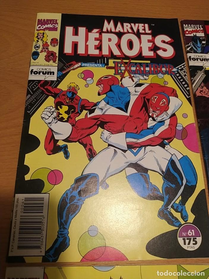 C&oacute;mics: HEROES MARVEL, EXCALIBUR, MINI SERIE 4 NUMEROS - Foto 2