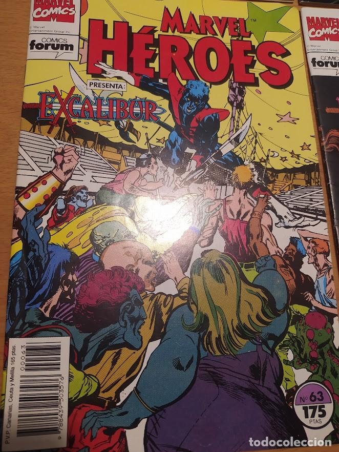 C&oacute;mics: HEROES MARVEL, EXCALIBUR, MINI SERIE 4 NUMEROS - Foto 3