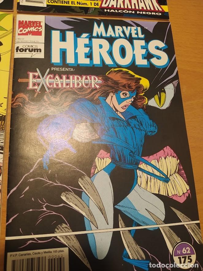 C&oacute;mics: HEROES MARVEL, EXCALIBUR, MINI SERIE 4 NUMEROS - Foto 4