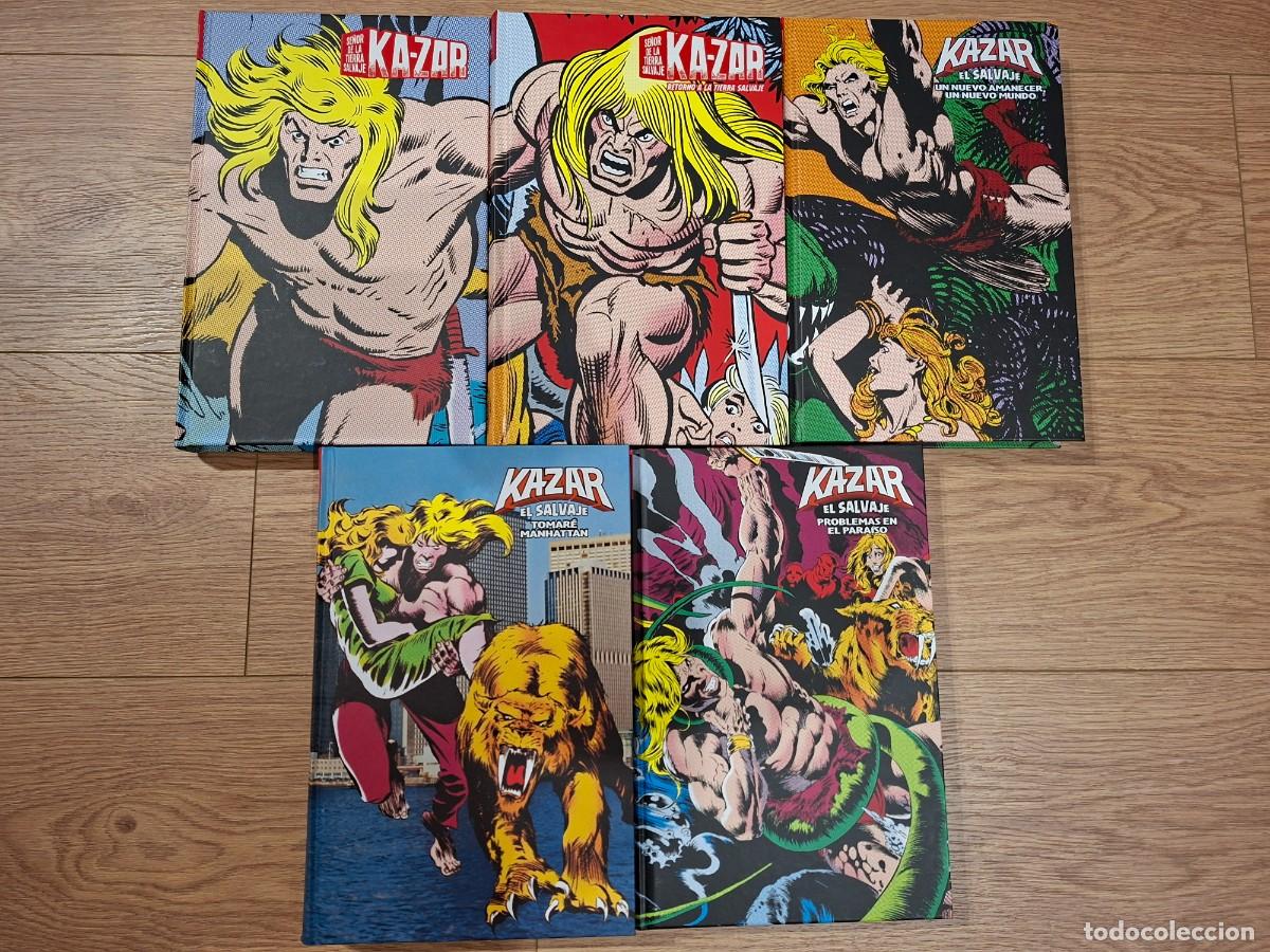 C&oacute;mics: KAZAR MARVEL EDICION LIMITADA 5 TOMOS COMPLETA. - Foto 1