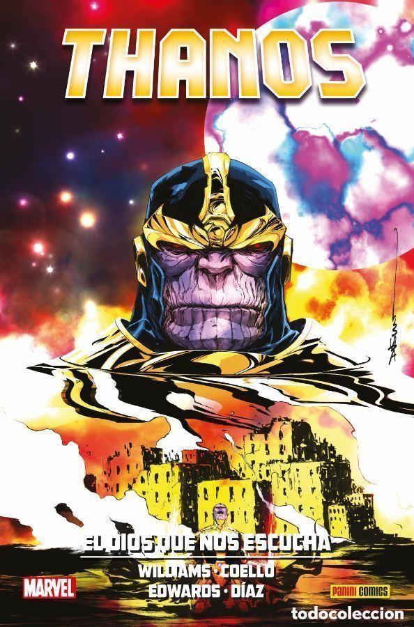 C&oacute;mics: THANOS EL DIOS QUE NOS ESCUCHA - PANINI - CARTONE - IMPECABLE - OFM15 - Foto 1