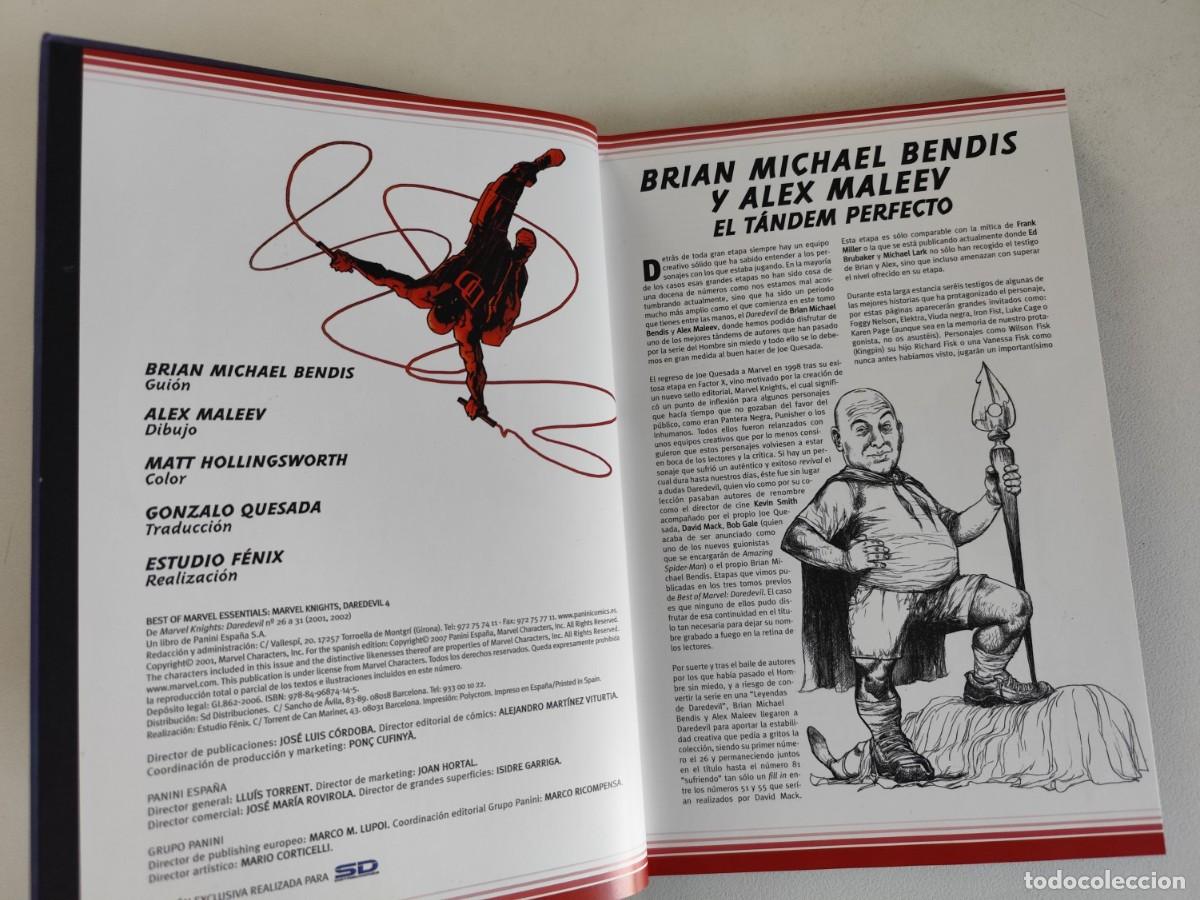 C&oacute;mics: MARVEL KNIGHTS: DAREDEVIL # 4 - BEST OF MARVEL ESSENTIALS ~ PANINI (2007) - Foto 6