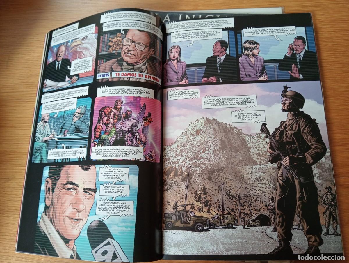 C&oacute;mics: LOTE CON 4 EJEMPLARES DE THUNDERBOLTS (DE 24). GRAPA. PANINI. MARVEL. 2008. - Foto 9