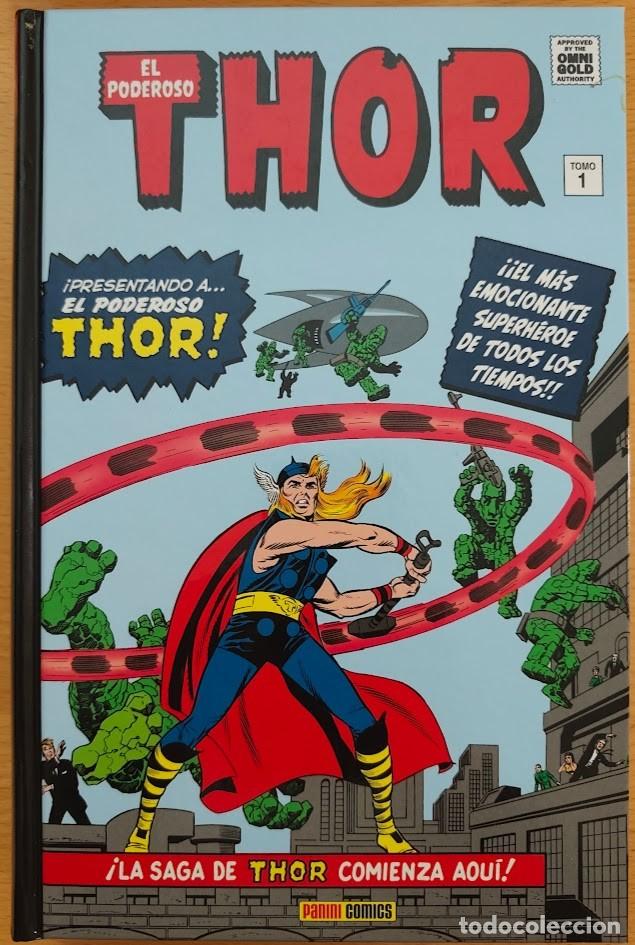 C&oacute;mics: MARVEL GOLD OMNIGOLD EL PODEROSO THOR 1. STAN LEE, JACK KIRBY. PANINI - Foto 1