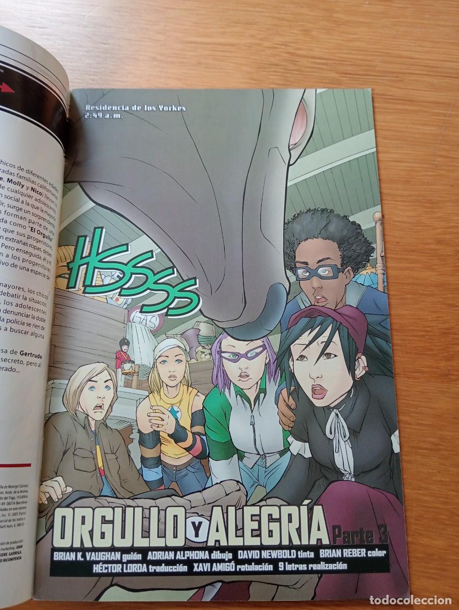 C&oacute;mics: RUNAWAYS N.&ordm; 2 (DE 12). ORGULLO Y ALEGR&Iacute;A. GRAPA. PANINI. MARVEL. 2005. - Foto 3