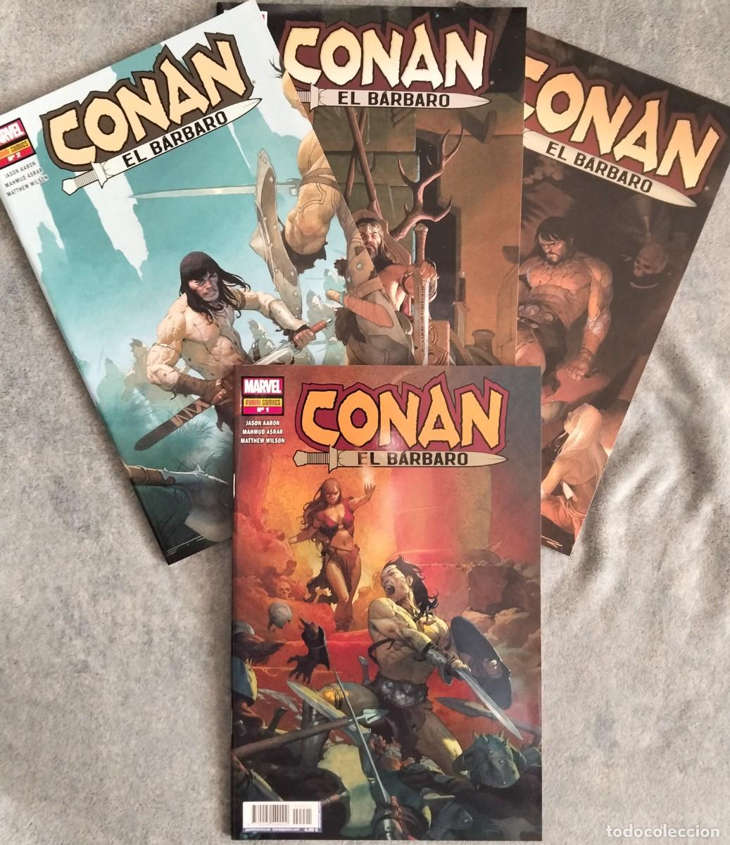 C&oacute;mics: CONAN EL B&Aacute;RBARO nos. 1 al 4, PANINI COMICS (Formato grapa) - Foto 1
