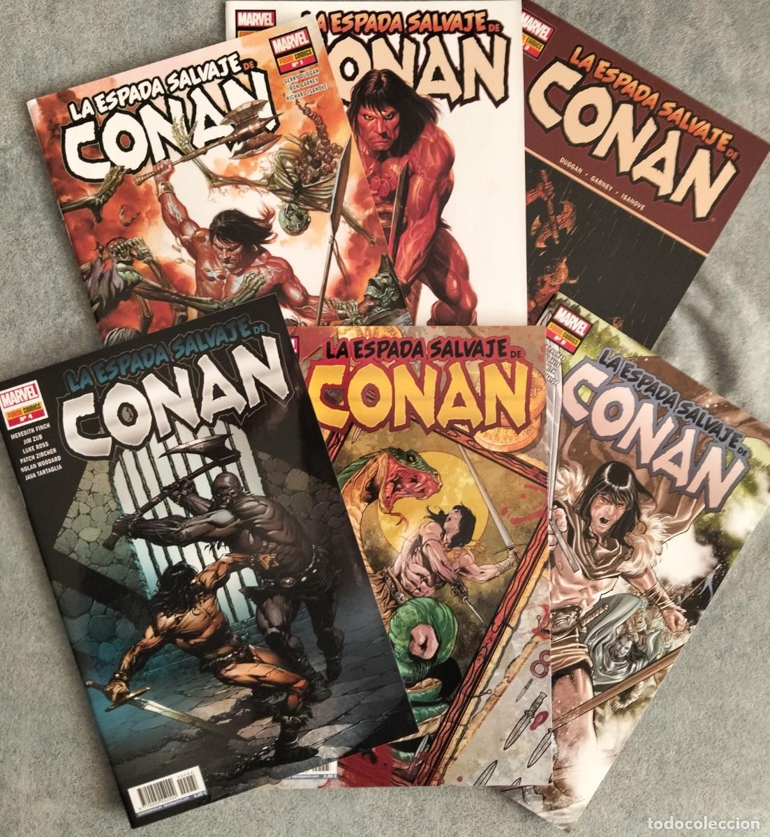 C&oacute;mics: LA ESPADA SALVAJE DE CONAN nos. 1 al 6, PANINI COMICS (Formato grapa) - Foto 1