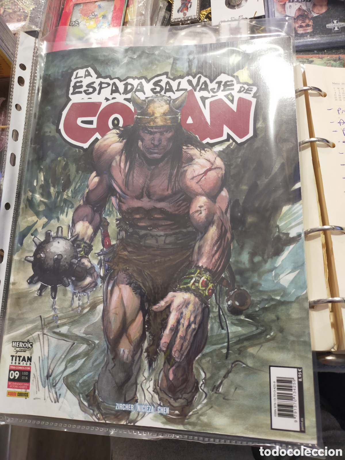 C&oacute;mics: LA ESPADA SALVAJE DE CONAN 09. 9 TITAN PANINI NUEVO - Foto 1