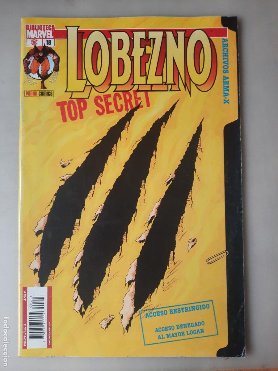 C&oacute;mics: LOBEZNO N&ordm; 18 - ED. PANINI - Foto 1