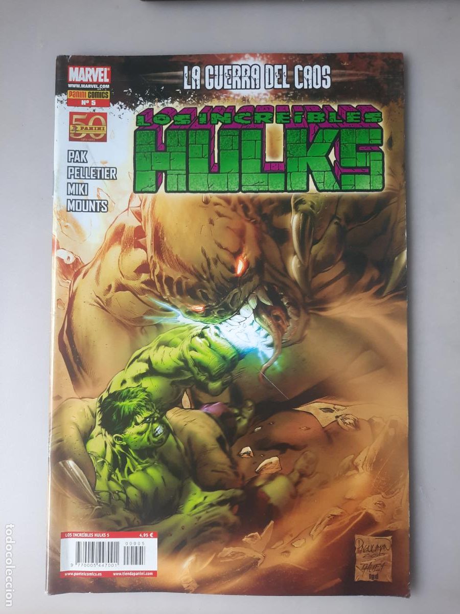 C&oacute;mics: LOS INCRE&Iacute;BLES HULKS N&ordm; 5 - ED. PANINI - Foto 1