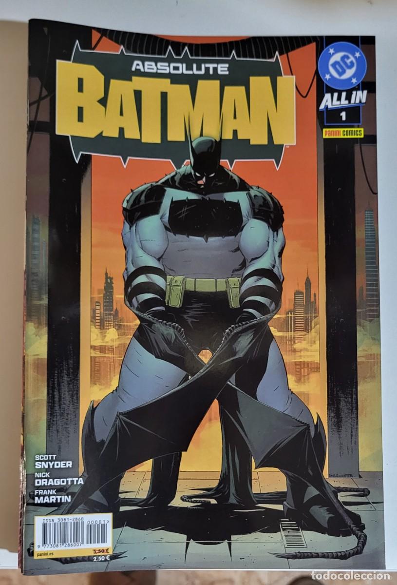 C&oacute;mics: ABSOLUTE BATMAN N&ordm; 1 / SCOTT SNIDER - NICK DRAGOTTA / ALL IN - -DC - PANINI - Foto 1