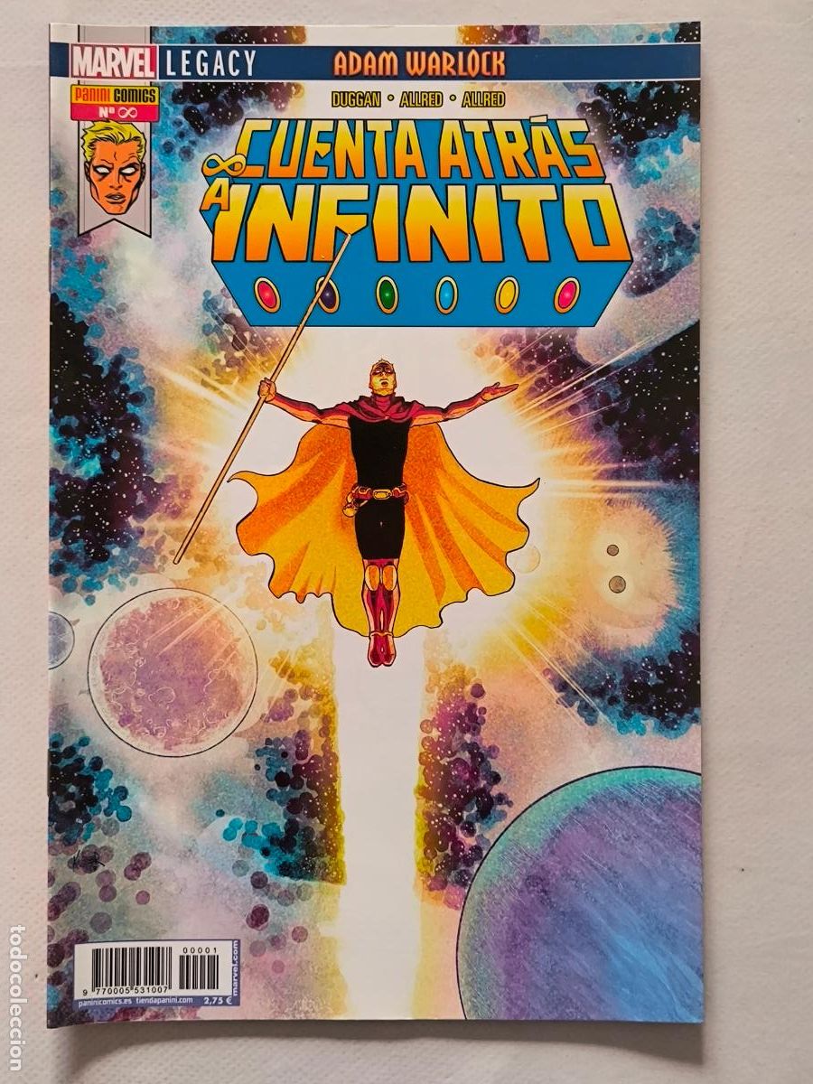 C&oacute;mics: CUENTA ATRAS A INFINITO: ADAM WARLOCK - MARVEL LEGACY - PANINI (7M) - Foto 1