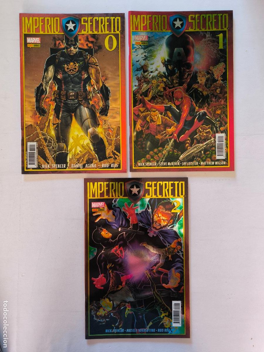 C&oacute;mics: IMPERIO SECRETO COMPLETA N&ordm; 0 A 10 - MARVEL - PANINI (7Gw) - Foto 2