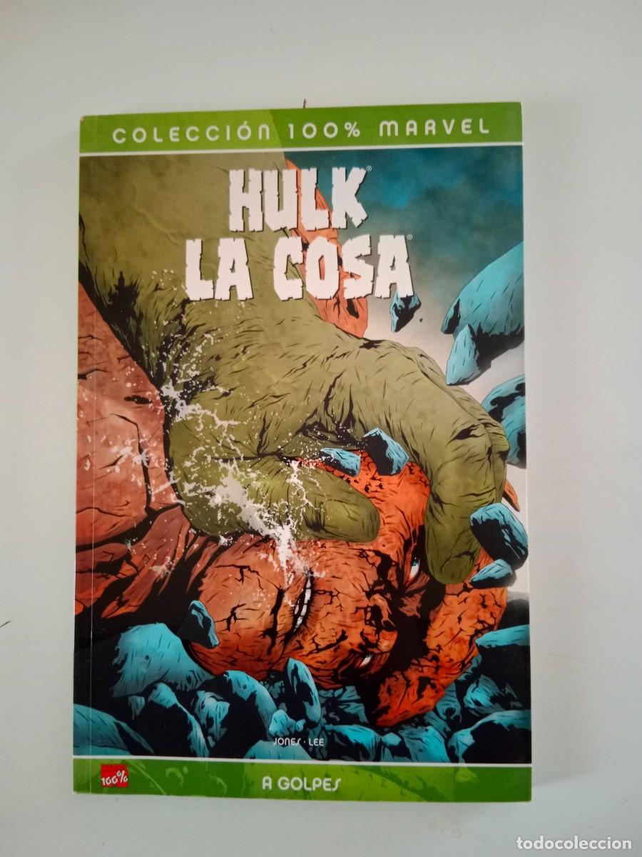 C&oacute;mics: COLECCI&Oacute;N 100% MARVEL. HULK, LA COSA. A GOLPES. JONES, LEE - Foto 1
