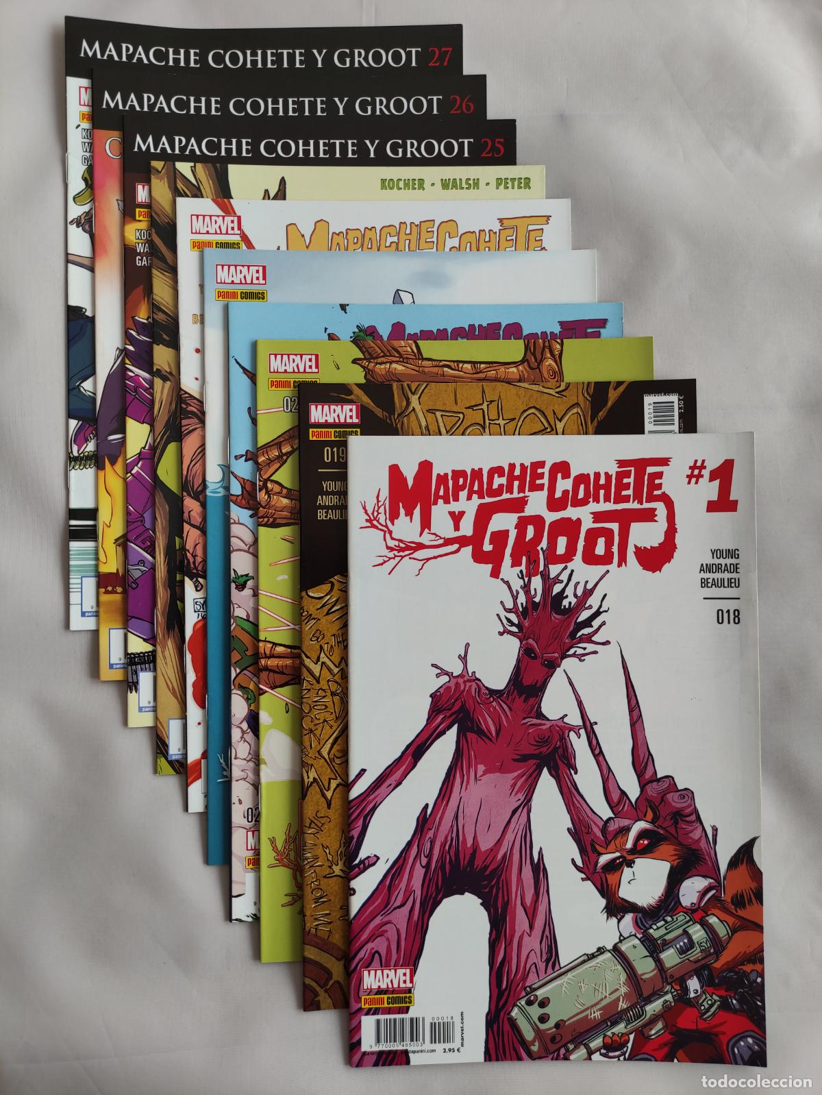 C&oacute;mics: Mapache Cohete y Groot #18-27 (10 Comics en formato Grapa) - Foto 1