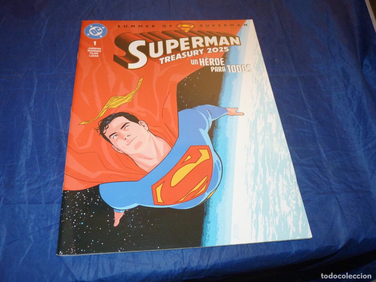 C&oacute;mics: SUPERMAN TREASURY EDITION 2025, UN H&Eacute;ROE PARA TODOS OREFSLL - Foto 1