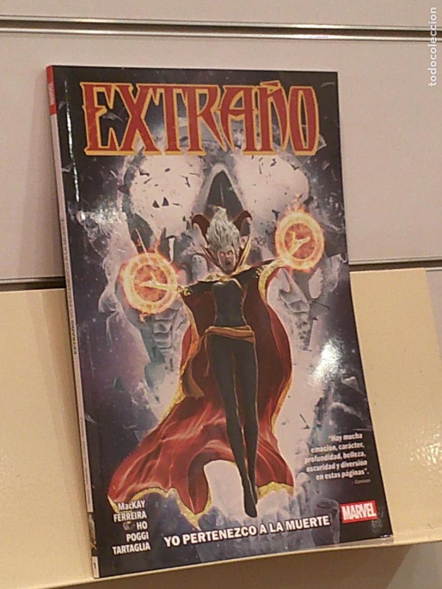C&oacute;mics: EXTRA&Ntilde;O N&ordm; 1 YO PERTENEZCO A LA MUERTE MARVEL - PANINI - Foto 1
