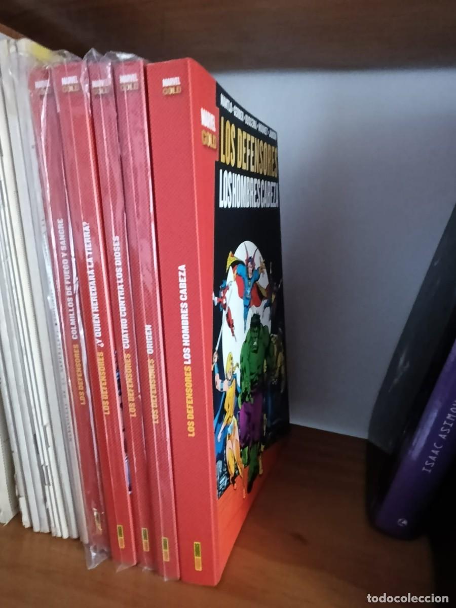 C&oacute;mics: MARVEL GOLD LOS DEFENSORES 5 TOMOS - Foto 1