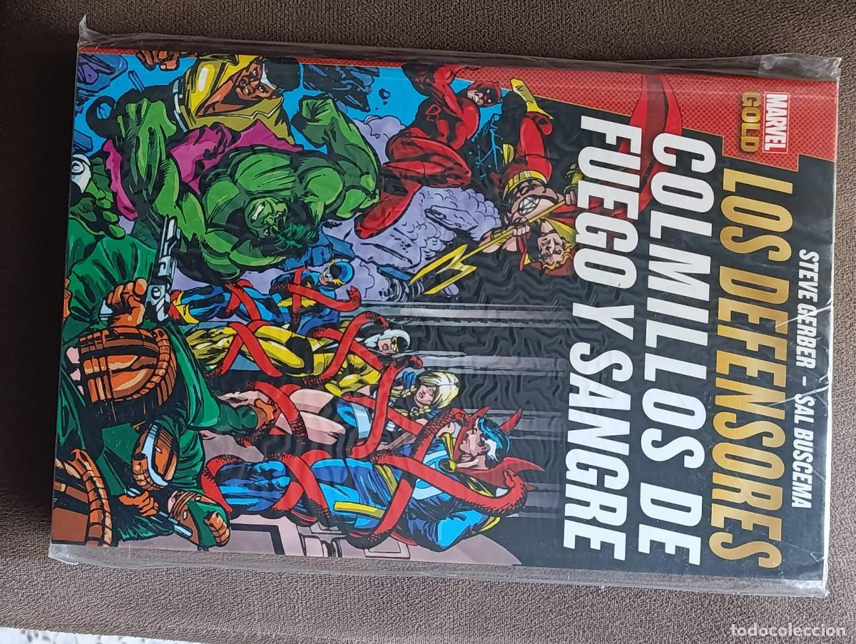 C&oacute;mics: MARVEL GOLD LOS DEFENSORES 5 TOMOS - Foto 4
