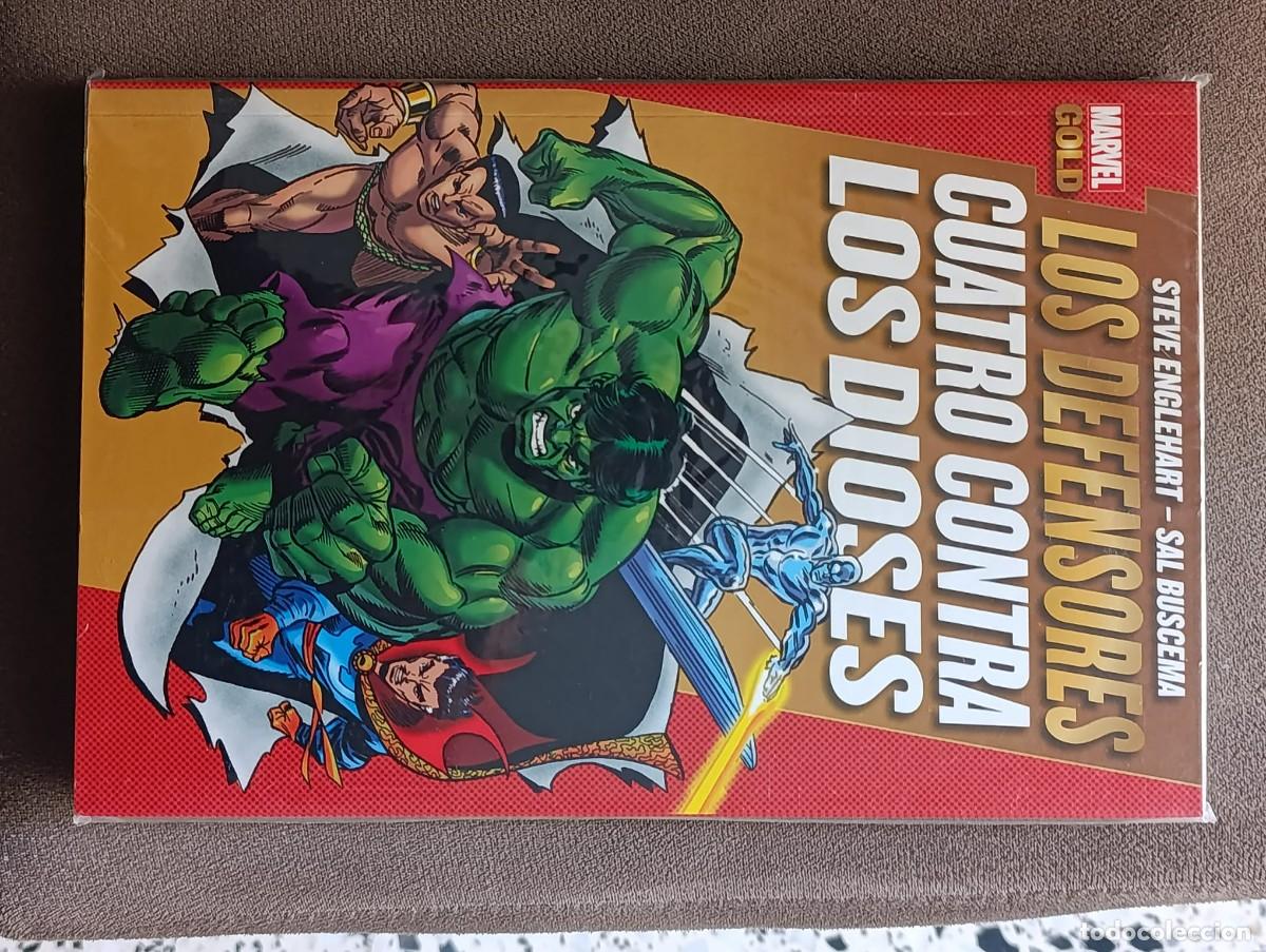 C&oacute;mics: MARVEL GOLD LOS DEFENSORES 5 TOMOS - Foto 5