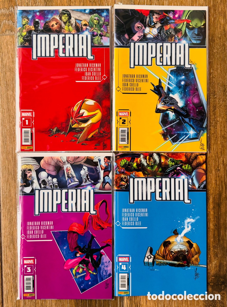 C&oacute;mics: Imperial 1 2 3 4 Colecci&oacute;n Completa Grapa - Jonathan Hickman - Panini Marvel - Foto 1