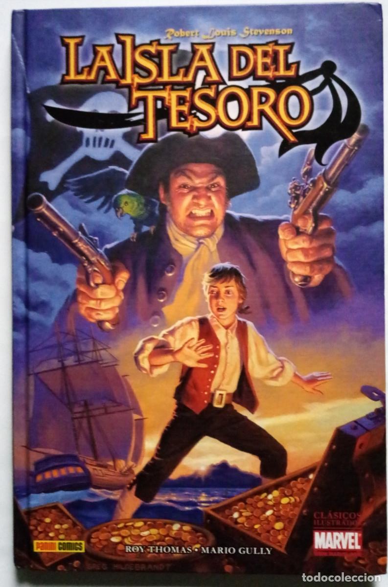 C&oacute;mics: La isla del tesoro. Robert Louis Stevenson. Roy Thomas, Mario Gully. Panini Comics. Marvel - Foto 1