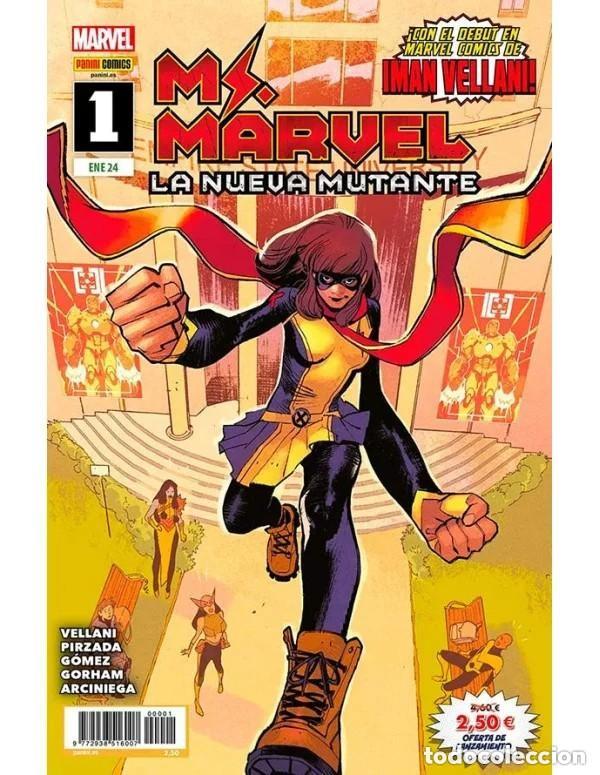 C&oacute;mics: MS MARVEL: LA NUEVA MUTANTE NUMERO 1. PANINI. - Foto 1