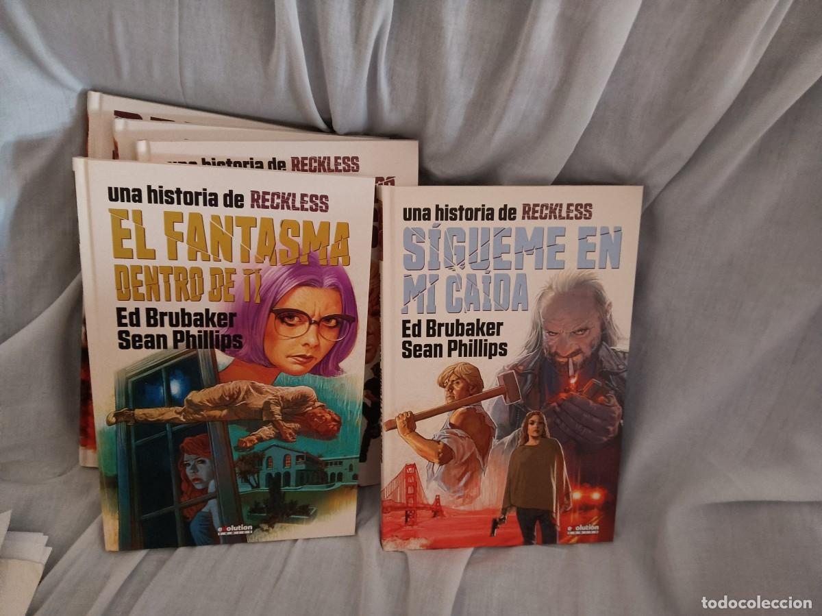 C&oacute;mics: Reckless Ed Brubaker Sean Philips 1 al 5 tomos Tapa Dura Evolution Comics Panini Completa - Foto 2