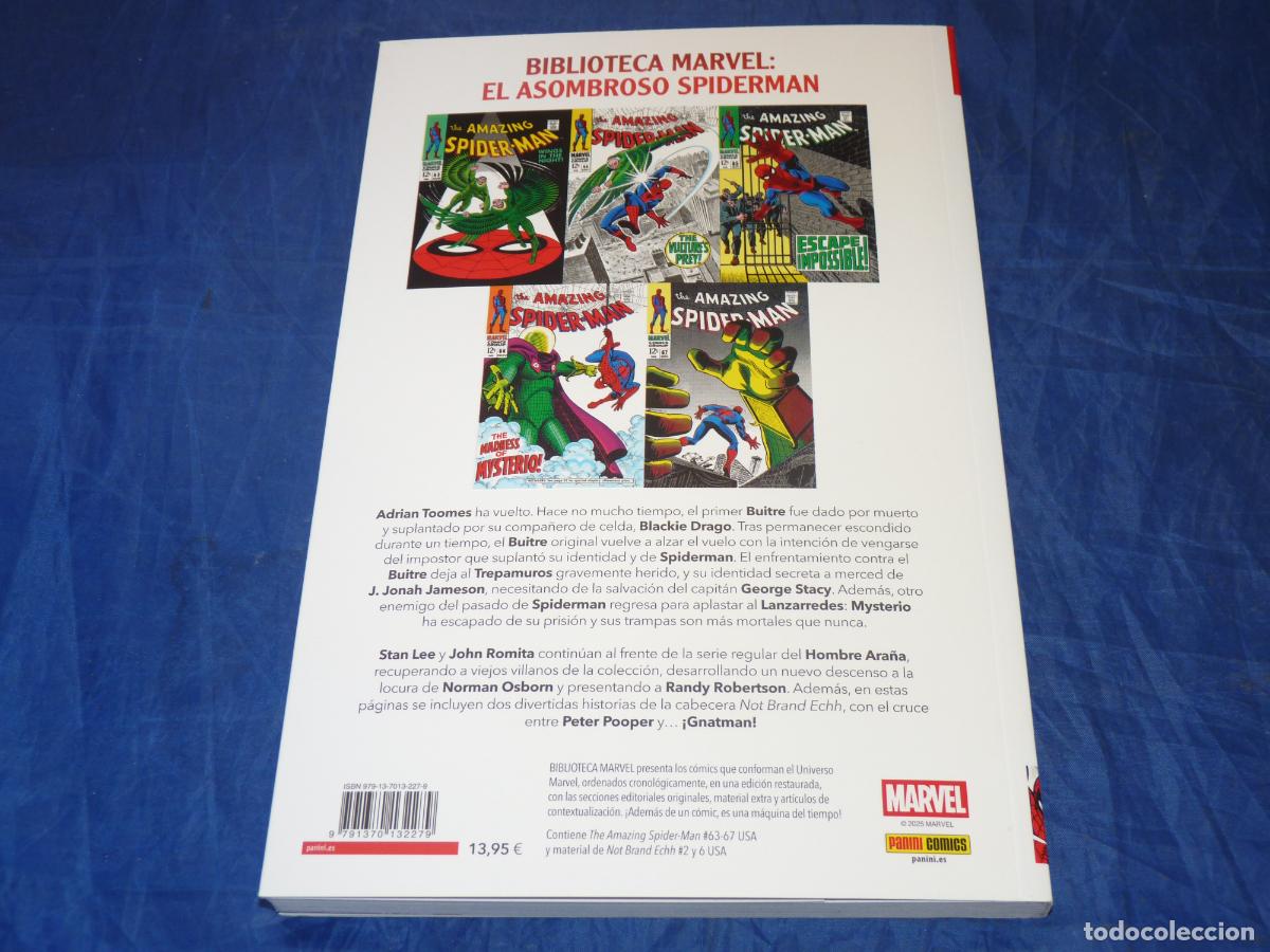 C&oacute;mics: Biblioteca Marvel El Asombroso Spiderman #14 1968 OREFSLL - Foto 2