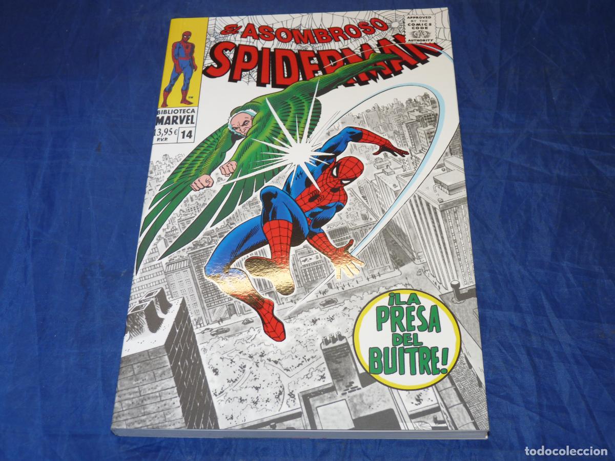 C&oacute;mics: Biblioteca Marvel El Asombroso Spiderman #14 1968 OREFSLL - Foto 1