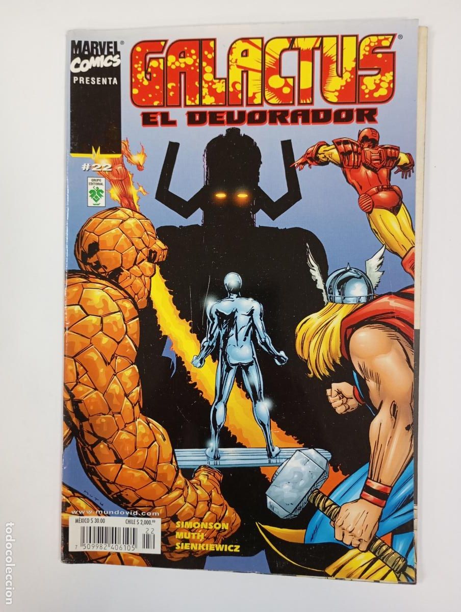 C&oacute;mics: GALACTUS EL DEVORADOR N&ordm; 22. MARVEL COMICS. TDKR38 - Foto 1