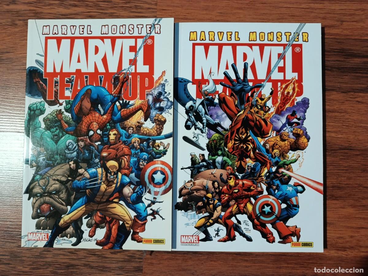 C&oacute;mics: MARVEL MONSTER. MARVEL TEAM UP. 2 TOMOS. PANINI COMICS - Foto 1