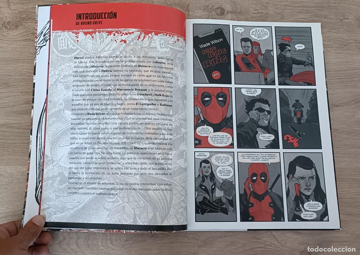 C&oacute;mics: DEADPOOL, MASACRE, Blanco Negro y Sangre, Marvel, Panini - Foto 5