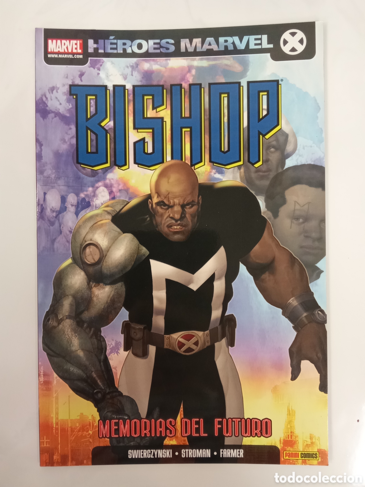 C&oacute;mics: H&Eacute;ROES MARVEL. BISHOP: MEMORIAS DEL FUTURO