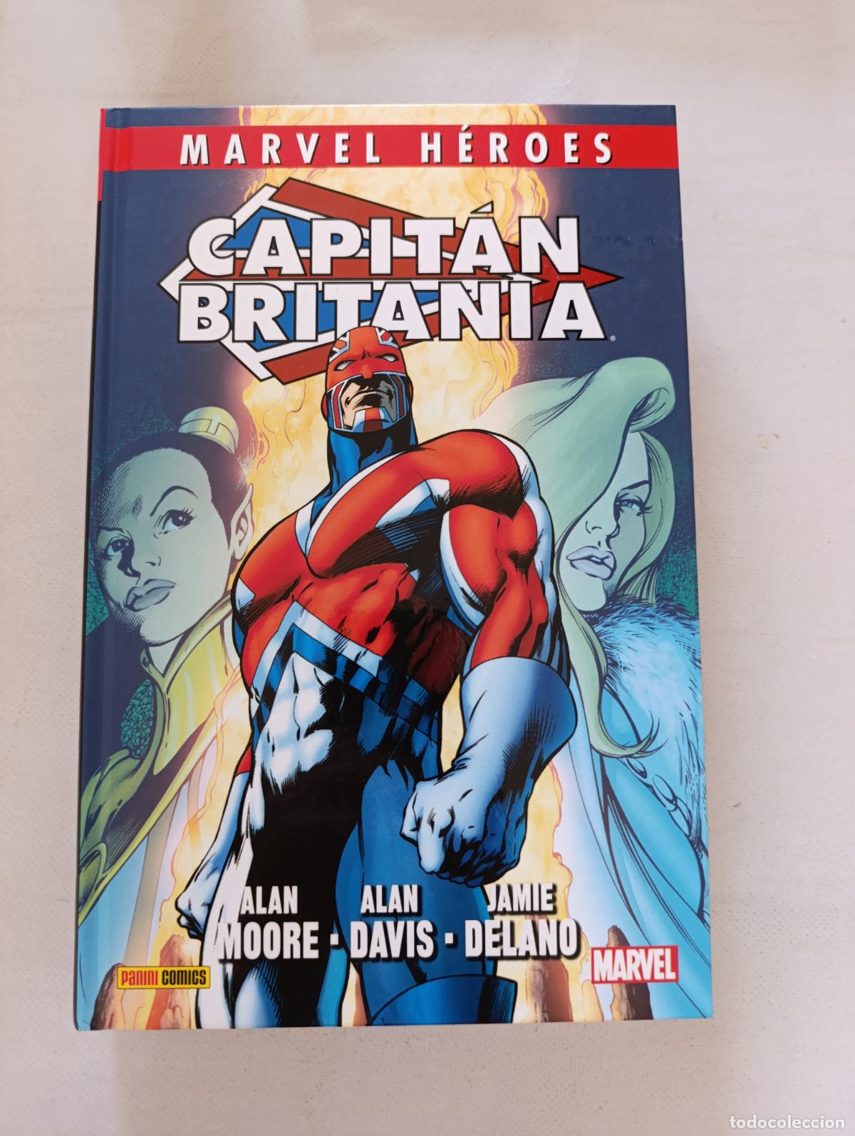 C&oacute;mics: CAPITAN BRITANIA - ALAN MOORE, ALAN DAVIS, JAMIE DELANO - MARVEL HEROES - PANINI - TAPA DURA (121w)
