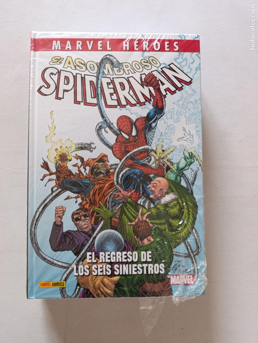 C&oacute;mics: EL ASOMBROSO SPIDERMAN - EL REGRESO DE LOS SEIS SINIESTROS - MARVEL HEROES - PANINI - TAPA DURA (BF)