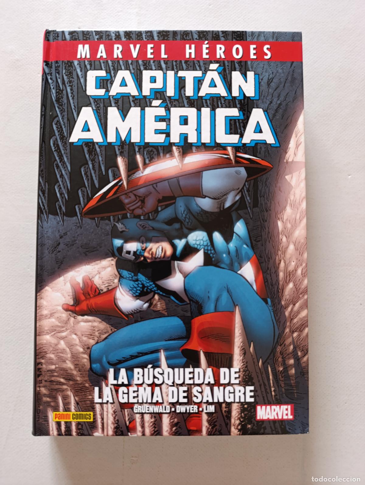 C&oacute;mics: CAPITAN AMERICA N&ordm; 3 - LA BUSQUEDA DE LA GEMA DE SANGRE - MARVEL HEROES - PANINI - TAPA DURA (D3)