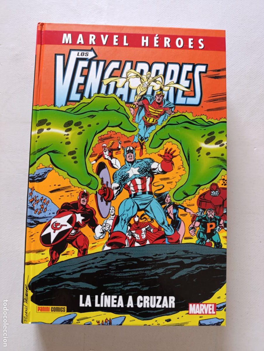 C&oacute;mics: LOS VENGADORES - LA LINEA A CRUZAR - MARVEL HEROES - PANINI - TAPA DURA (357)