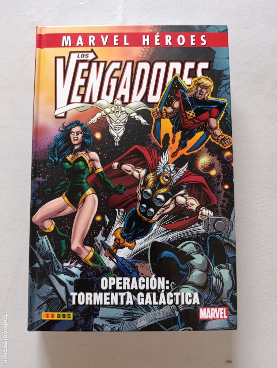 C&oacute;mics: LOS VENGADORES - OPERACION: TORMENTA GALACTICA - MARVEL HEROES - PANINI - TAPA DURA (357)
