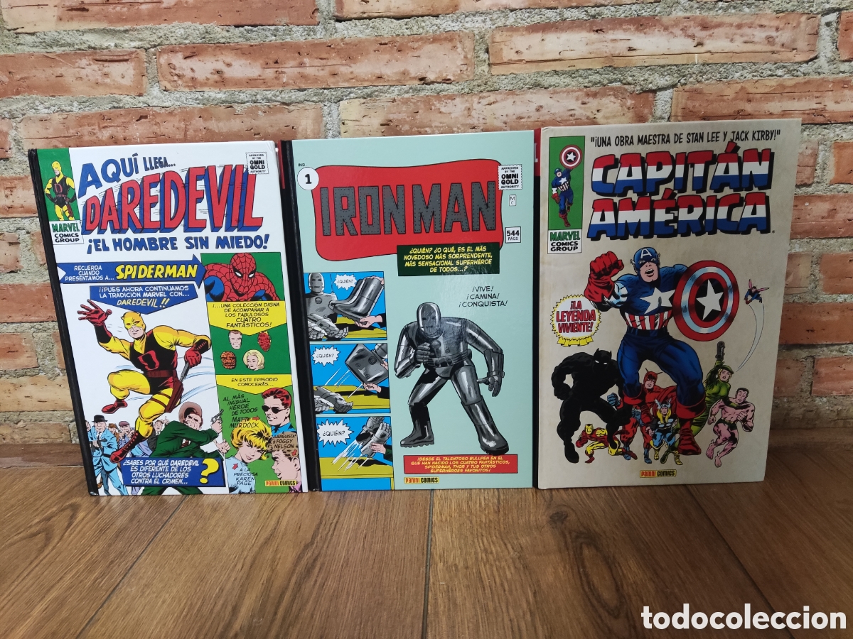 C&oacute;mics: OMNIGOLD n&uacute;meros uno 1 DAREDEVIL EL HOMBRE SIN MIEDO IRON Man Capitan America La leyenda viviente