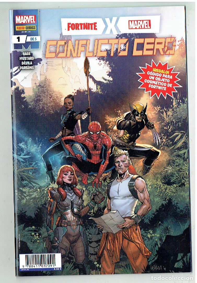 C&oacute;mics: FORTNITE X MARVEL. CONFLICTO CERO. N&ordm; 1. MARVEL PANINI COMICS. (B56.1)