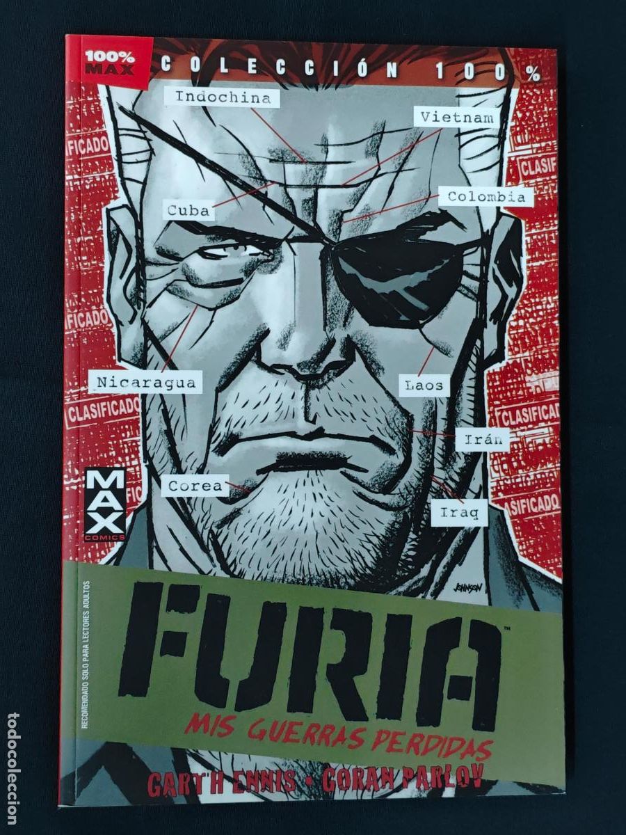 C&oacute;mics: COLECCION 100% - FURIA - MIS GUERRAS PERDIDAS - VOLUMEN 2 - PANINI -