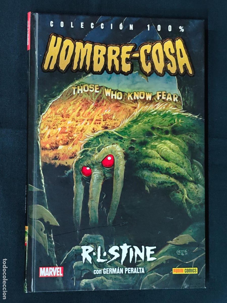 C&oacute;mics: COLECCION 100% - HOMBRE COSA - R.L. STINE - PANINI -